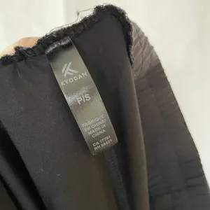 Kyodan women's size small‎ black skort skirt pockets elastic waistband belted thumbnail 7