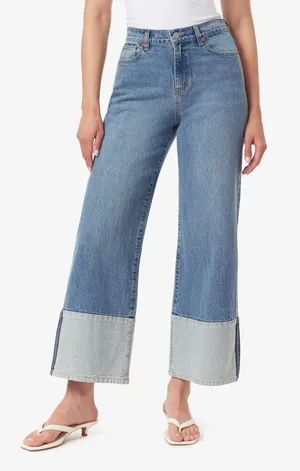 Habitual Ankle Cuff Wide Leg Jeans Size 10 thumbnail 1