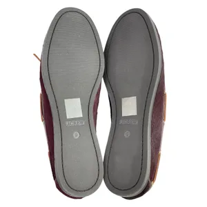 NEW J.Crew Haircalf Classic Womens Purple Leather Lace Up Flat Loafer Shoes Sz 9 thumbnail 4