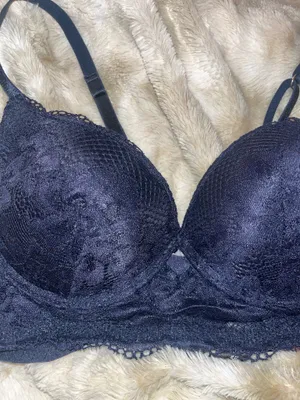 TJ Maxx Blue Lace Push-Up Bra thumbnail 2