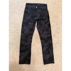 Lululemon Wunder Train High Rise Crop 21 Heritage 365 Camo Deep Coal Multi Sz‎ 4 thumbnail 5
