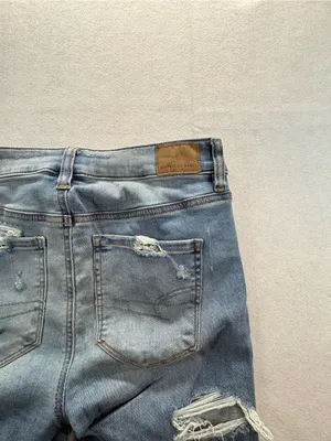 American Eagle Hi-Rise Jegging Next Level Stretch Distressed Jeans Women’s 4 thumbnail 8