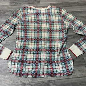 Vintage Victoria’s Secret Plaid PJ top; Medium thumbnail 6