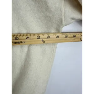 Club Monaco Cashmere Polo Sweater XL‎ Cream V Neck Tennis Prep Old Money Luxury thumbnail 7