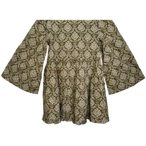 NWT Tuckernuck Hyacinth House Russell Moss Printed Olive Green Mini Dress Size S thumbnail 8