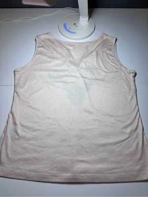 Women’s Cream Graphic Henley Tank Shirt - 'Not My First Rodeo' thumbnail 5