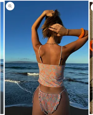 Strawberry milk mob tankini Orange Size M thumbnail 2