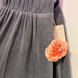 Show me‎ your mumu wedding new with tags gray sparkle maxi dress small thumbnail 3