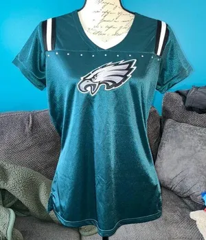 NFL Team Apparel Philadelphia Eagles Jersey, Large thumbnail 1