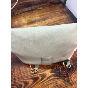 Free Assembly Sage Green‎ Faux Leather Clutch Handbag And Bag Charm thumbnail 3
