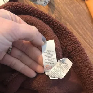 Offline by Aerie NWOT burgundy fleece quarter zip thumbnail 10