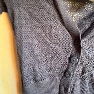 SO Y2K Cropped Crochet Cardigan thumbnail 2