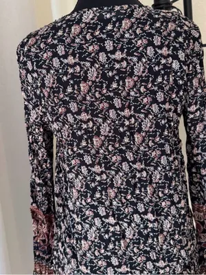 ASTR The Label Floral Ruffle Tiered Dress Boho Fairy XS thumbnail 7