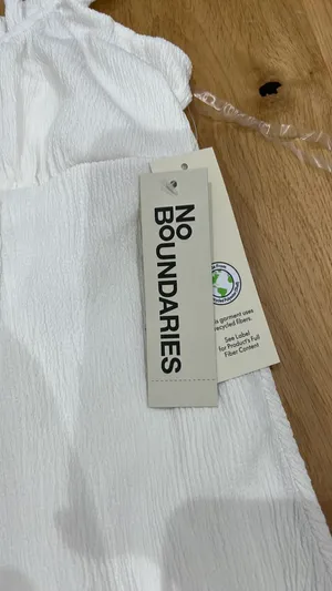 No Boundaries Walmart white dress mini thumbnail 3