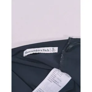 Abercrombie & Fitch Deep V Halter Crop Top Size XL Black Sexy Going Out Clubwear thumbnail 4