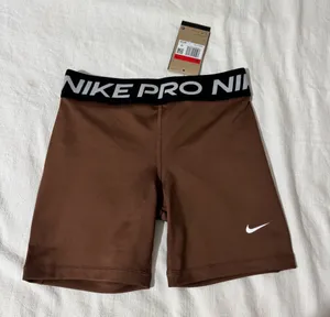 Nike Pro Spandex Shorts Dri-Fit Brown thumbnail 1