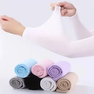 7 Pairs Ice Silk Sunshade Arm Sleeves - Superior UV Protection, Cooling thumbnail 2