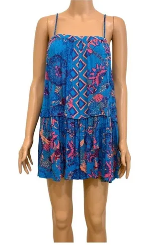 Intimately Free People XS boho floral mini slip dress D3 3590 thumbnail 1