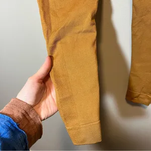 SetActive SculptFlex Cropped Leggings Gold‎ Mustard Small thumbnail 4