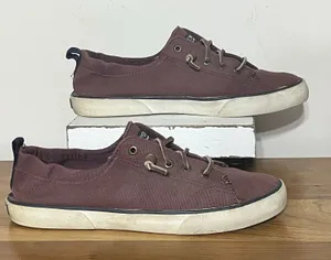 Sperry Top-Sider Women's Pier View Low Top Fashion‎ Sneakers Maroon Size 9 M thumbnail 1