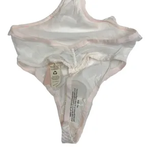 FREE PEOPLE x HAH Mesh Bodysuit Sz M Sheer Cut Out Feminine Party Coquette NWT thumbnail 6