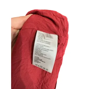 Urban Outfitters patchwork quilt print Ruffle Trim red multicolor maxi‎ dress XS thumbnail 6