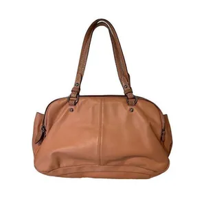 Coach leather purse bag pinkish/orange salmon color thumbnail 2