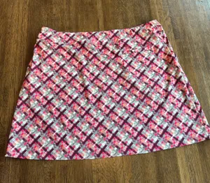 Puma Athletic Geometric Pattern Skirt Sporty Active - Size L thumbnail 1