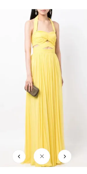 Yellow Prom Dress thumbnail 2