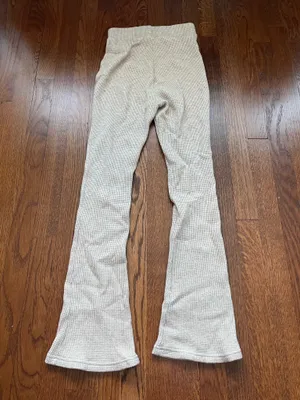 Altar'd State Knit Waffle Boot Cut Pants thumbnail 2