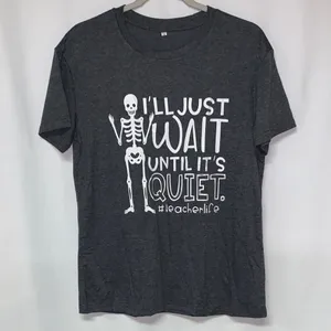 Charcoal Teacher Graphic Women's Tee thumbnail 1
