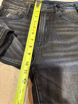 Risen women’s The Hazen Distressed Skinny Jeans size 27/5 black/grey NWT thumbnail 13