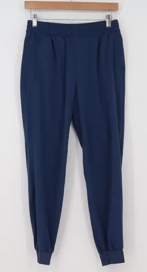 Banana Republic Joggers Womens S Airstretch Navy Blue Tapered Excellent thumbnail 1