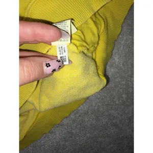aerie oversized mock neck sweatshirt M bright yellow Pockets thumbnail 7