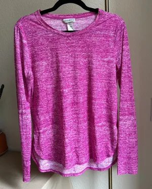 Tommy Bahama Pink Longsleeve Active Top thumbnail 1