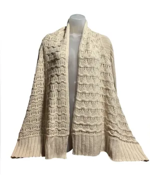 NEW Sunday in Brooklyn Open Front Cardigan Oatmeal thumbnail 1