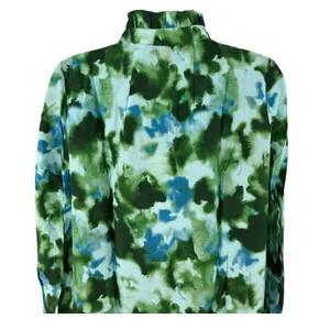 Tuckernuck Deep Lagoon Tate Mini Dress XS NWT Green Blue Floral Shirt Dress thumbnail 9