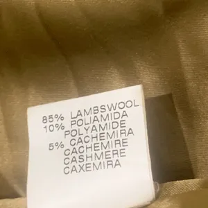Fashion S.A. Salamanca Camel Vintage Wool And Cashmere Coat Large See Measuments thumbnail 4
