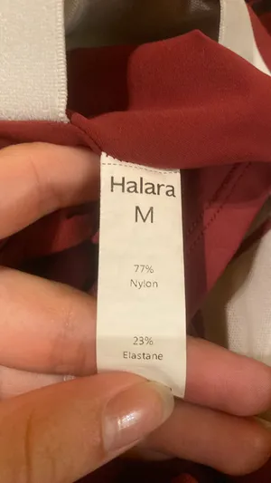 Halara SoftlyZero Square Neck Crisscross Back Cropped Tank Top Cordovan thumbnail 6