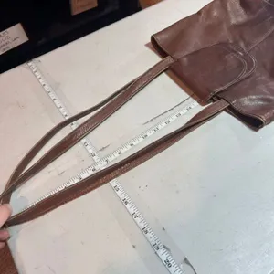 Vintage Hobo International‎ Leather Purse Bucket crossbody Bag Brown Size Small thumbnail 9