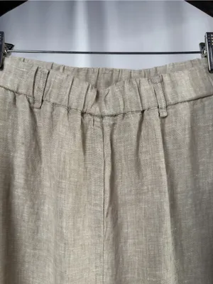 NWT Quince 100% European Linen Pants in Flax Size Medium thumbnail 6