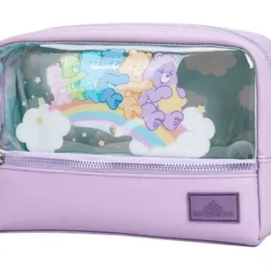 NWOT Impressions Care Bears Rainbow Cosmetic Pouch Makeup Bag Care Bears Travel thumbnail 1
