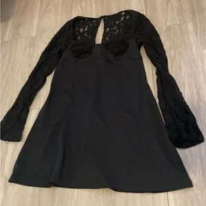 Long sleeve dress Black Size M thumbnail 1
