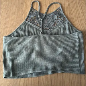 Mudd Olive Lace Halter Top M thumbnail 3