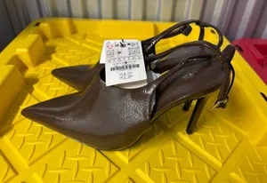 Zara‎ pointy sling back heels thumbnail 1
