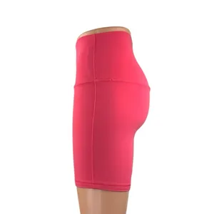 Lululemon Womens Hot Pink High Waisted Yoga Running Athletic Biker Shorts Size 4 thumbnail 2