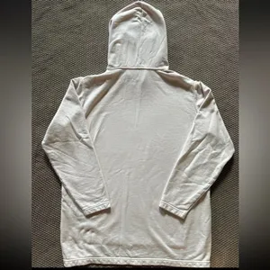 ATHLETA Pullover Yogi High Low Sweatshirt Pearl White Hoodie Long‎ Size Small thumbnail 10