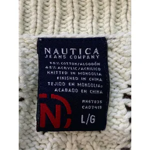 Vintage 90s Fitted Cable Knit‎ Cardigan Sweater Cropped Pastel Pistachio Green thumbnail 8
