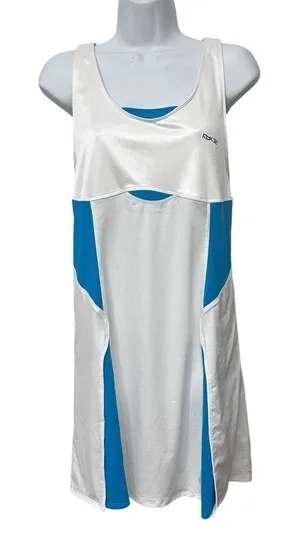 Reebok Womens Slim‎ Fit Retro Active Tennis Dress Size XL White Athleisure Golf thumbnail 1