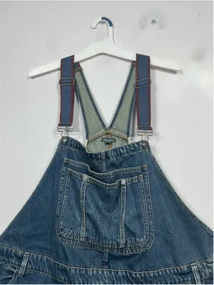 Wild Fable Womens Blue Denim Overalls One Piece Plus 4X Wide Leg Pockets thumbnail 3